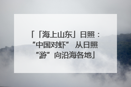 「海上山东」日照：“中国对虾” 从日照“游”向沿海各地