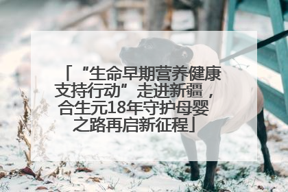 “生命早期营养健康支持行动”走进新疆，合生元18年守护母婴之路再启新征程