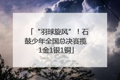 “羽球旋风”！石鼓少年全国总决赛揽1金1银1铜