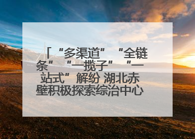 “多渠道”“全链条”“一揽子”“一站式”解纷 湖北赤壁积极探索综治中心规范化建设新路子