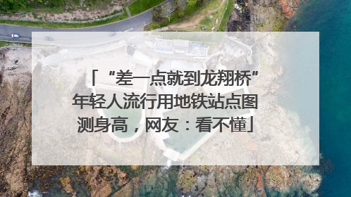 “差一点就到龙翔桥”年轻人流行用地铁站点图测身高，网友：看不懂