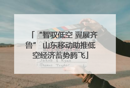 “智驭低空 翼展齐鲁” 山东移动助推低空经济蓄势腾飞