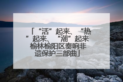 “活”起来、“热”起来、“潮”起来 榆林榆阳区奏响非遗保护三部曲
