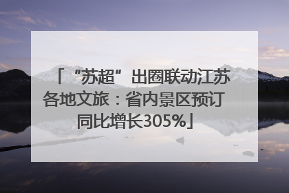 “苏超”出圈联动江苏各地文旅：省内景区预订同比增长305%