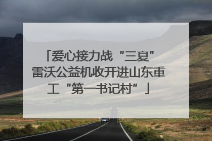 爱心接力战“三夏” 雷沃公益机收开进山东重工“第一书记村”