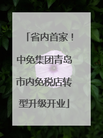 省内首家！中免集团青岛市内免税店转型升级开业