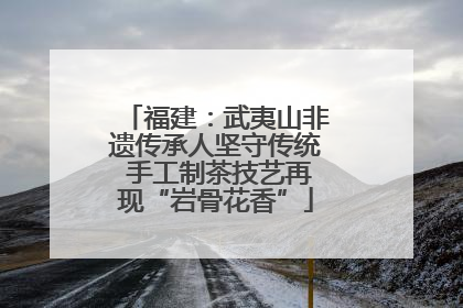 福建：武夷山非遗传承人坚守传统 手工制茶技艺再现“岩骨花香”