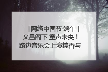 网络中国节·端午｜文昌阁下 童声未央！路边音乐会上演粽香与童真的诗意交响