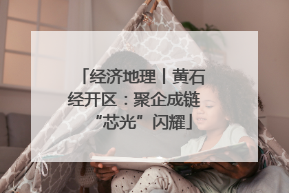 经济地理丨黄石经开区：聚企成链“芯光”闪耀