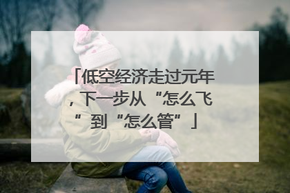 低空经济走过元年，下一步从“怎么飞”到“怎么管”