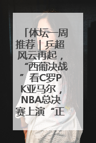 体坛一周推荐｜乒超风云再起，“西葡决战”看C罗PK亚马尔，NBA总决赛上演“正青春”……