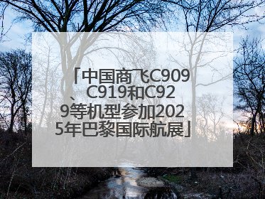 中国商飞C909、C919和C929等机型参加2025年巴黎国际航展