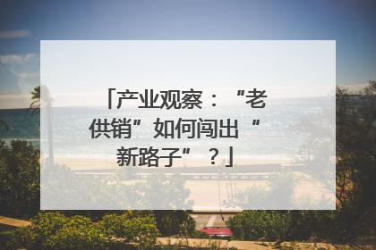 产业观察：“老供销”如何闯出“新路子”？