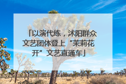 以演代练，沭阳群众文艺团体登上“茉莉花开”文艺直通车
