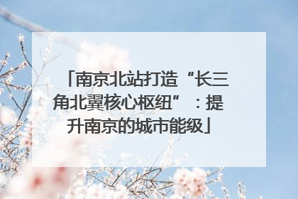 南京北站打造“长三角北翼核心枢纽”：提升南京的城市能级