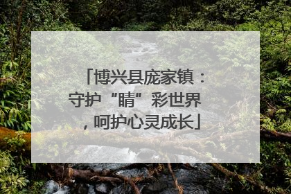 博兴县庞家镇：守护“睛”彩世界，呵护心灵成长
