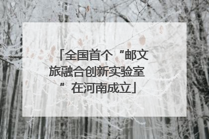 全国首个“邮文旅融合创新实验室”在河南成立