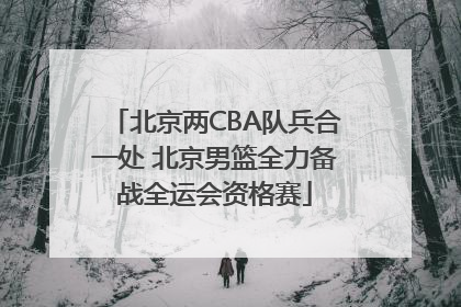 北京两CBA队兵合一处 北京男篮全力备战全运会资格赛