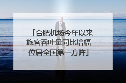 合肥机场今年以来旅客吞吐量同比增幅位居全国第一方阵