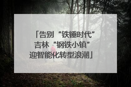 告别“铁锤时代” 吉林“钢铁小镇”迎智能化转型浪潮