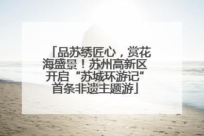品苏绣匠心，赏花海盛景！苏州高新区开启“苏城环游记”首条非遗主题游