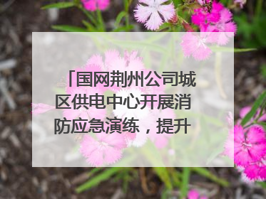 国网荆州公司城区供电中心开展消防应急演练，提升应急处置能力