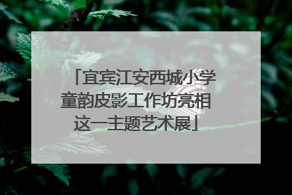 宜宾江安西城小学童韵皮影工作坊亮相这一主题艺术展