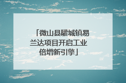 微山县驩城镇易兰达项目开启工业倍增新引擎