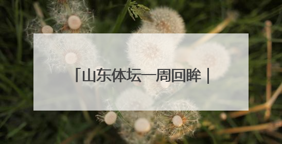 山东体坛一周回眸｜300家山东体育企业组团参展中国体博会