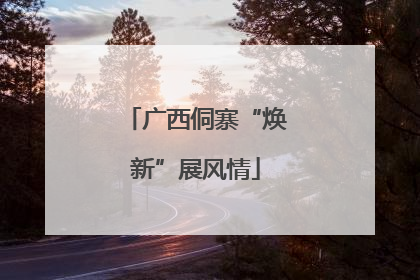 广西侗寨“焕新”展风情