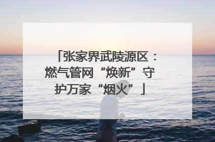 张家界武陵源区：燃气管网“焕新”守护万家“烟火”