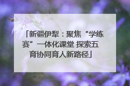 新疆伊犁：聚焦“学练赛”一体化课堂 探索五育协同育人新路径