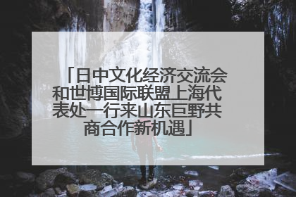 日中文化经济交流会和世博国际联盟上海代表处一行来山东巨野共商合作新机遇