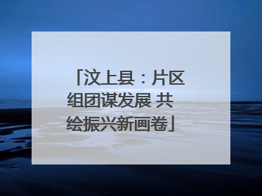 汶上县：片区组团谋发展 共绘振兴新画卷