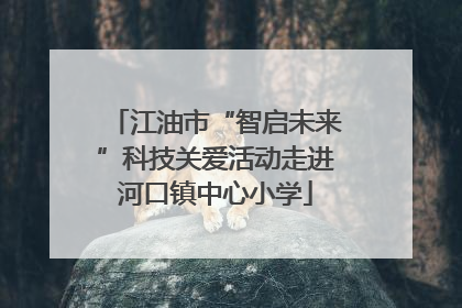 江油市“智启未来”科技关爱活动走进河口镇中心小学