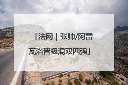 法网|张帅/阿雷瓦洛晋级混双四强