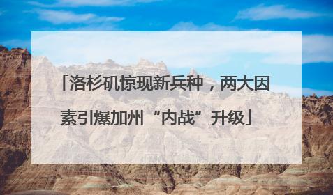 洛杉矶惊现新兵种，两大因素引爆加州“内战”升级