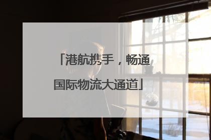 港航携手，畅通国际物流大通道