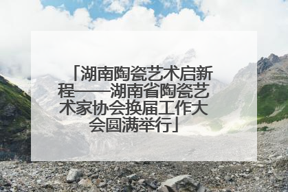 湖南陶瓷艺术启新程——湖南省陶瓷艺术家协会换届工作大会圆满举行
