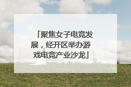 聚焦女子电竞发展，经开区举办游戏电竞产业沙龙