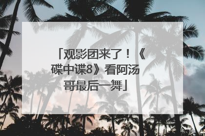 观影团来了！《碟中谍8》看阿汤哥最后一舞