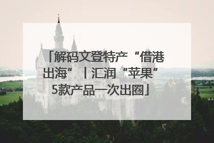 解码文登特产“借港出海”丨汇润“苹果”5款产品一次出圈