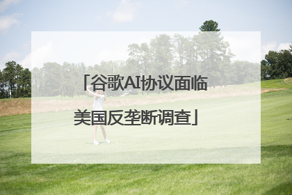 谷歌AI协议面临美国反垄断调查