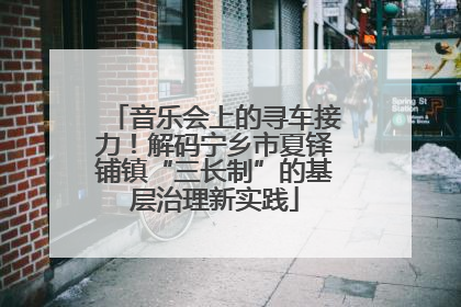 音乐会上的寻车接力！解码宁乡市夏铎铺镇“三长制”的基层治理新实践