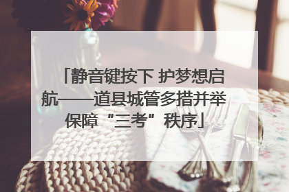 静音键按下 护梦想启航——道县城管多措并举保障“三考”秩序