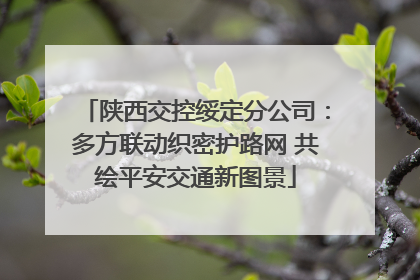 陕西交控绥定分公司：多方联动织密护路网 共绘平安交通新图景