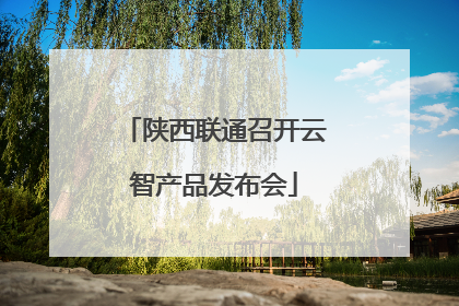 陕西联通召开云智产品发布会