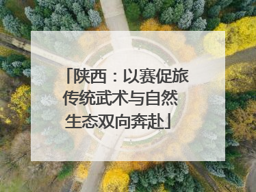 陕西：以赛促旅 传统武术与自然生态双向奔赴