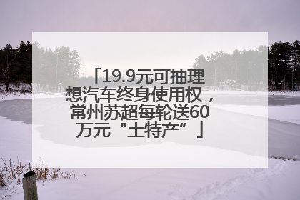 19.9元可抽理想汽车终身使用权，常州苏超每轮送60万元“土特产”
