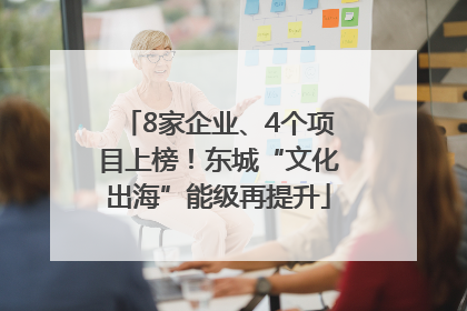 8家企业、4个项目上榜！东城“文化出海”能级再提升